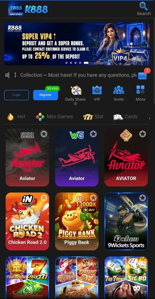 k888 game